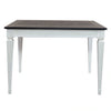 Allyson Park Pedestal Counter Height Leg Table in Wirebrushed White image