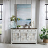 River Place Accent Server in Riverstone White & Tobacco image