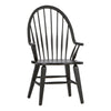 Hearthstone Ridge Windsor Back Arm Chair - Black image