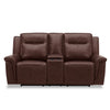 Avery Loveseat w/Console P2 - Cognac