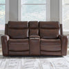 Blair Loveseat w/Console P2 & ZG in Cognac image