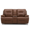 Cameron Loveseat w/Console P3 & ZG - Saddle