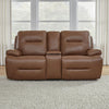 Cameron Loveseat w/Console P3 & ZG - Saddle image