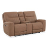Bennett Loveseat with Console P2 & ZG in Butternut image