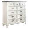 Allyson Park 11 Drawer Chesser in Wirebrushed White image