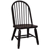 Treasures Bow Back Side Chair - Black image