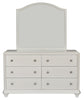 Liberty Furniture Stardust 6 Drawer Dresser in Iridescent White
