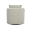 Liberty Furniture Saxton Upholstered Swivel Accent Chair in Ivory