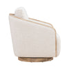 Nora Uph Swivel Accent Chair - Light Brown