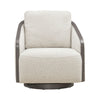 Nora Uph Swivel Accent Chair - Dark Brown image