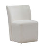 Accent Dining Accent Dining Chair w/ Casters - Ivory