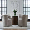 Accent Dining Accent Dining Chair w/ Casters - Truffle