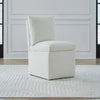 Accent Dining Accent Dining Chair w/ Casters - Ivory image