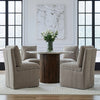 Accent Dining Accent Dining Chair w/ Casters - Truffle image