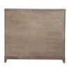 Belmar 9 Drawer Bureau Dresser in Washed Taupe and Silver Champagne image