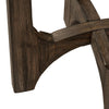 Cascade Chair Side Table in Wire Brush Rustic Brown image
