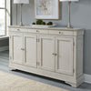 Liberty Furniture Morrow Bay Hall Buffet in Porcelain White EST SHIP TIME APPX 4 WEEKS image