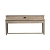 Parkland Falls Console Bar Table in Weathered Taupe image