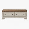 Morgan Creek Storage Hall Bench in Antique White image