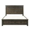 Thornwood Hills King Two Sided Storage Bed, Dresser & Mirror, Chest, Night Stand