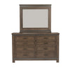 Thornwood Hills King Two Sided Storage Bed, Dresser & Mirror, Chest, Night Stand