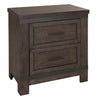 Thornwood Hills Queen Two Sided Storage Bed, Dresser & Mirror, Night Stand