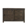 Thornwood Hills Barn Door Dresser in Rock Beaten Gray image