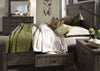 Liberty Thornwood Hills Queen Two Sided Storage Bed in Rock Beaten Gray 759-BR-Q2S