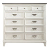 Allyson Park 11 Drawer Chesser in Wirebrushed White image