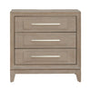 Brentwood 3 Drawer Nightstand w/ Charging Station