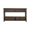 Mill Creek 2 Drawer Sofa Table in Peppercorn