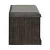 Liberty Furniture Mill Creek Wall Bench in Peppercorn