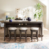 Liberty Furniture Mill Creek Console Bar Table in Peppercorn