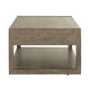 Liberty Furniture Bartlett Field Cocktail Table in Dusty Taupe