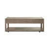 Liberty Furniture Bartlett Field Cocktail Table in Dusty Taupe