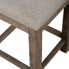 Bartlett Field Upholstered Console Stool in Dusty Taupe