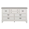 Allyson Park Drawer Dresser in Wirebrushed White image