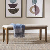 Santa Rosa II Upholstered Bench in Antique Honey image