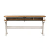 Farmhouse Reimagined Console Bar Table in Antique White image