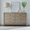 Avalon Queen Panel Storage Bed, Dresser & Mirror, NS