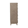 Avalon 5 Drawer Chest in Burnished Beige