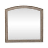 Avalon Arched Mirror in Burnished Beige