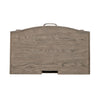 Avalon Nightstand with Charging Station in Burnished Beige