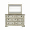 Abbey Park Mirror in Antique White image