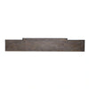 Magnolia Manor 72 Inch Hall Console Table in Antique White Base w/ Weathered Bark Tops image