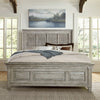 Heartland King Opt California Panel Bed, Dresser & Mirror, Night Stand