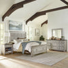 Heartland Opt Queen Panel Bed, Dresser & Mirror, Night Stand image