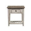 Heartland Drawer End Table in Antique White
