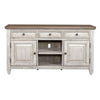 Liberty Heartland 56" Tile TV Console in Antique White image