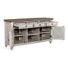 Liberty Heartland 56" Tile TV Console in Antique White